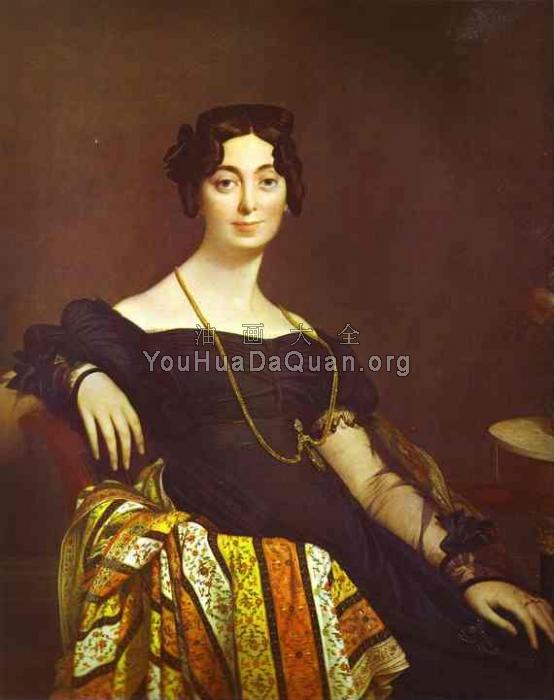 Madame Jacques-Louis Leblanc - 让·奥古斯特·多米尼克·安格尔